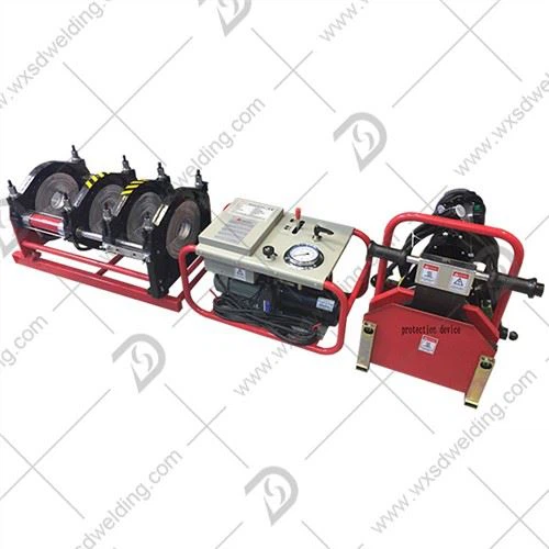 Hydraulic HDPE Yeeb Taub Qab Fusion Vuam Tshuab